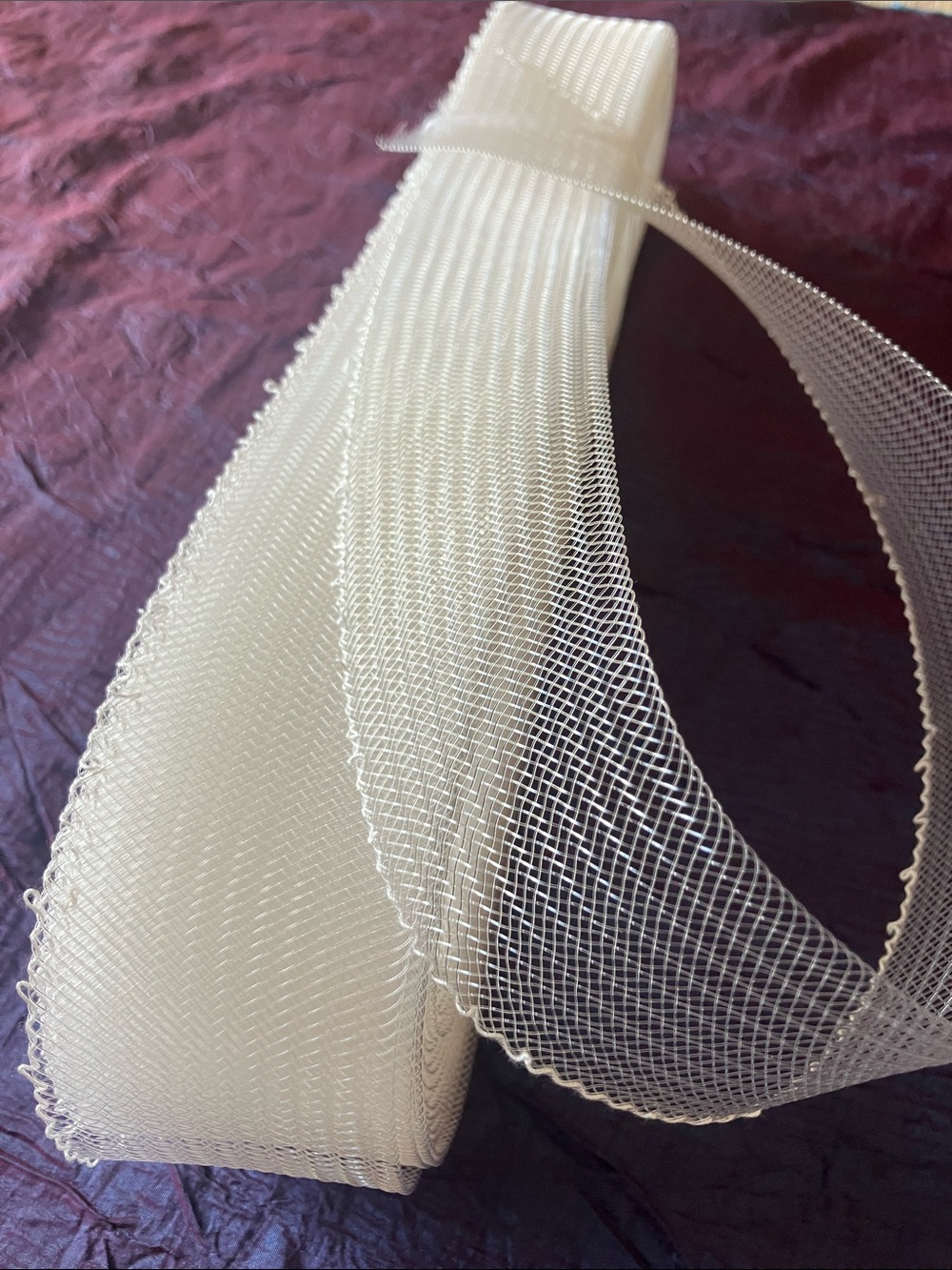 2” Transparent Stiff Horsehair Braid $30 for 36yd
